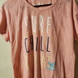 FINAL PRICE: Disney Pink Pineapple Design with Stitch